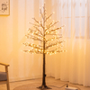 Luce decorativa per albero di Natale a LED illuminata in betulla artificiale 