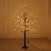 Luce decorativa per albero di Natale a LED illuminata in betulla artificiale 